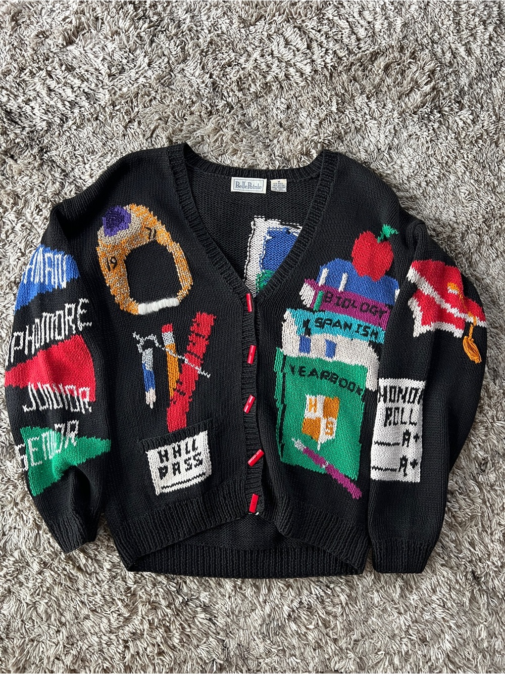 Rare ‘90s Vintage Belle Pointe School Sweater